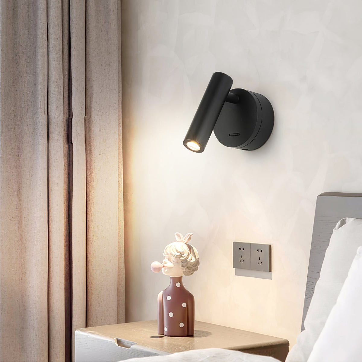 Cox Art Premium Lees LED Slaapkamer wandlamp