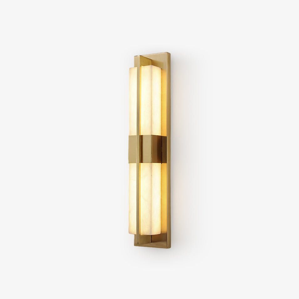 Laxor albast messing wandlamp