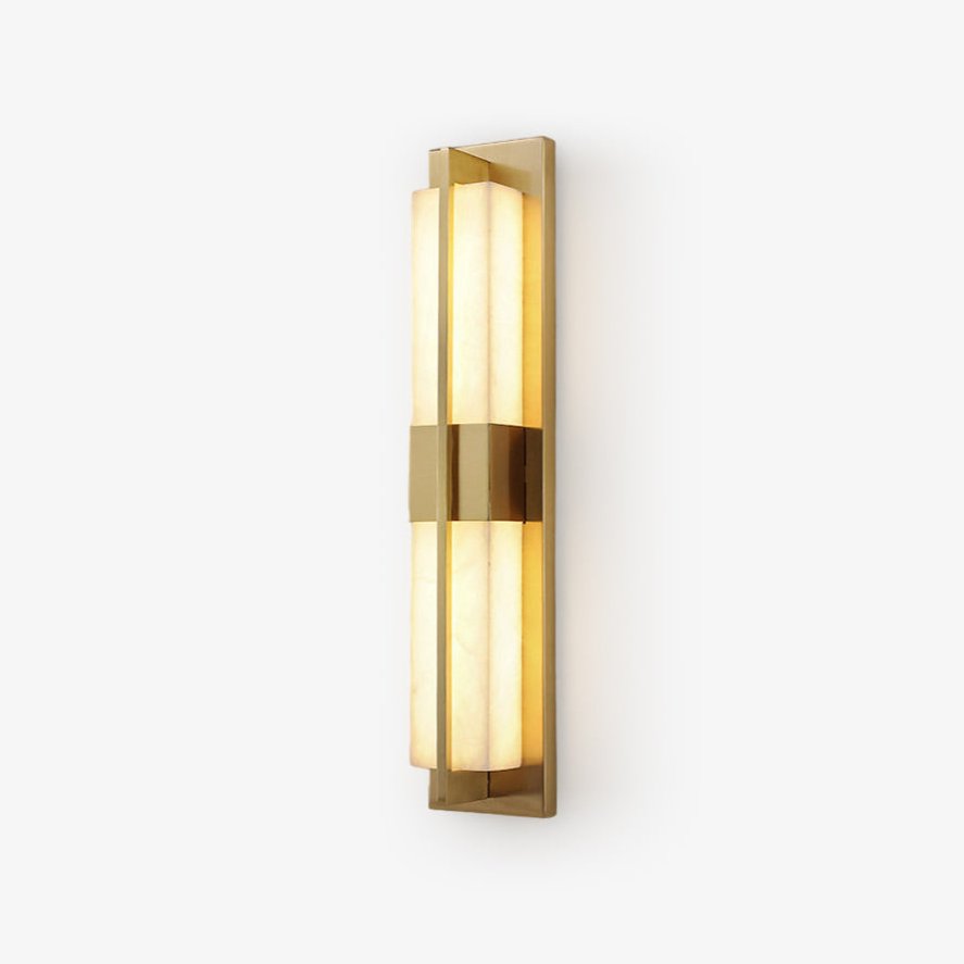 Laxor albast messing wandlamp