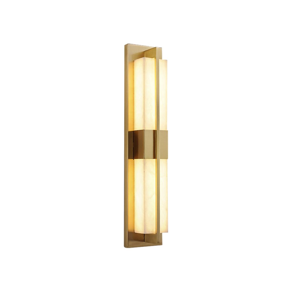 Laxor albast messing wandlamp