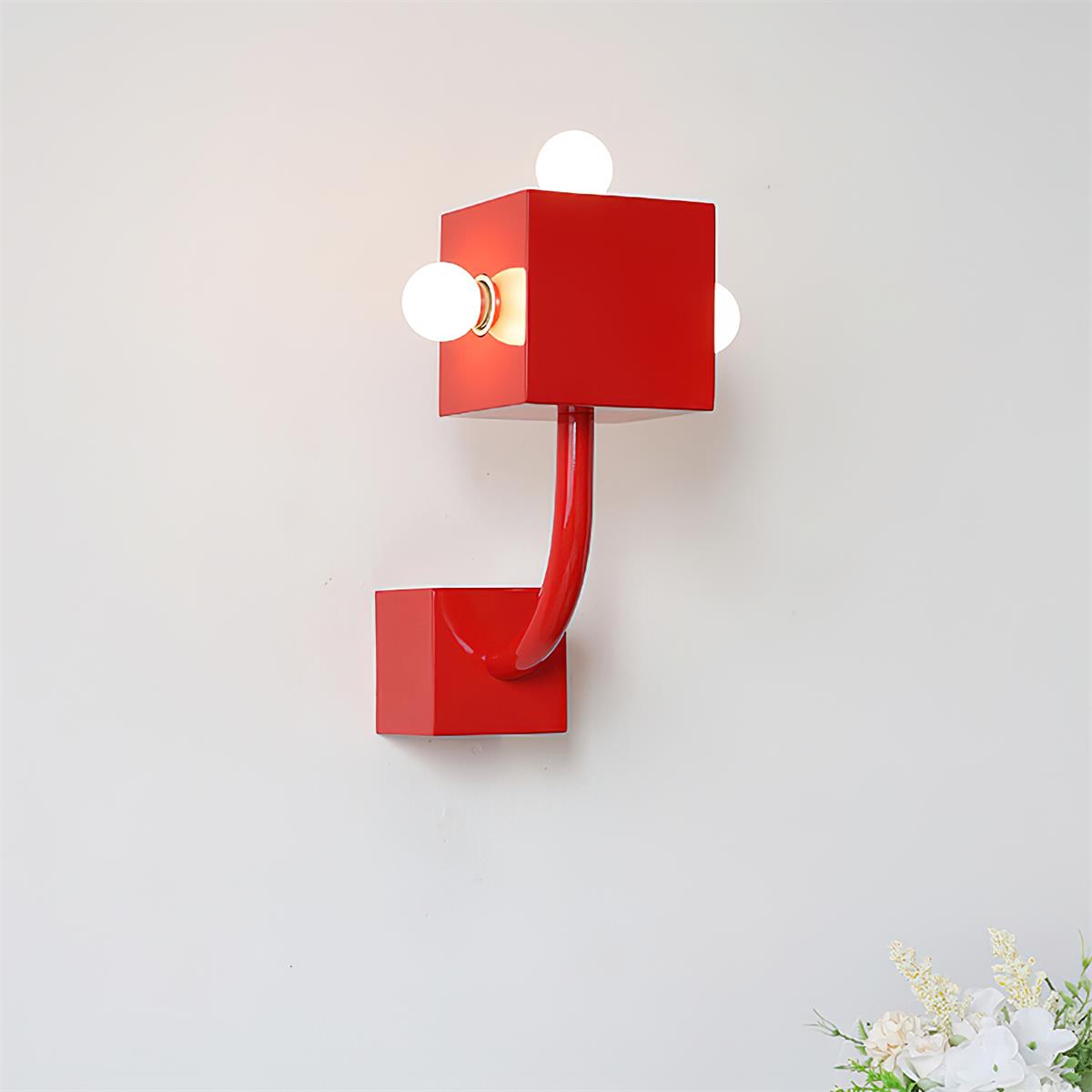Axis Rode wandlamp