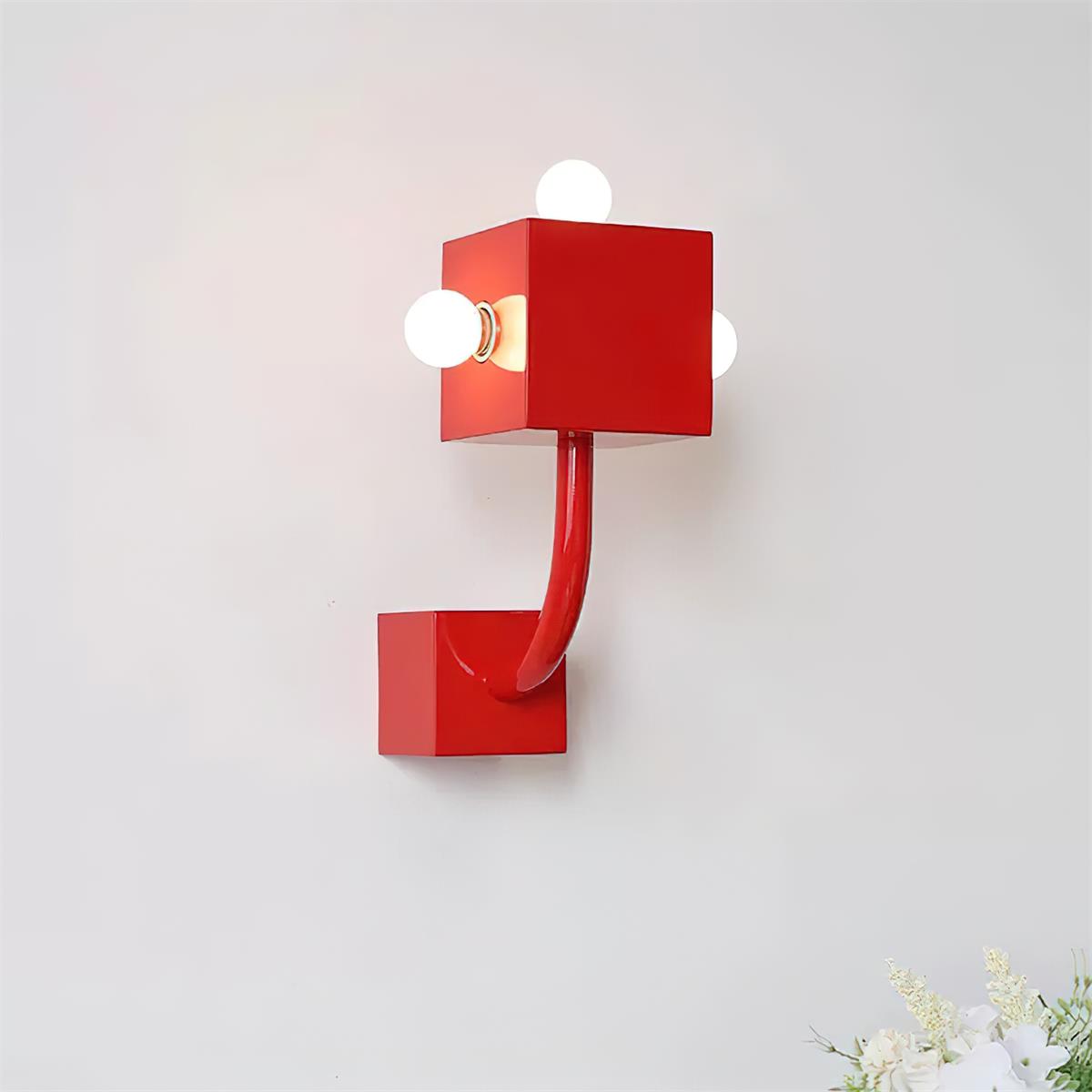 Axis Rode wandlamp