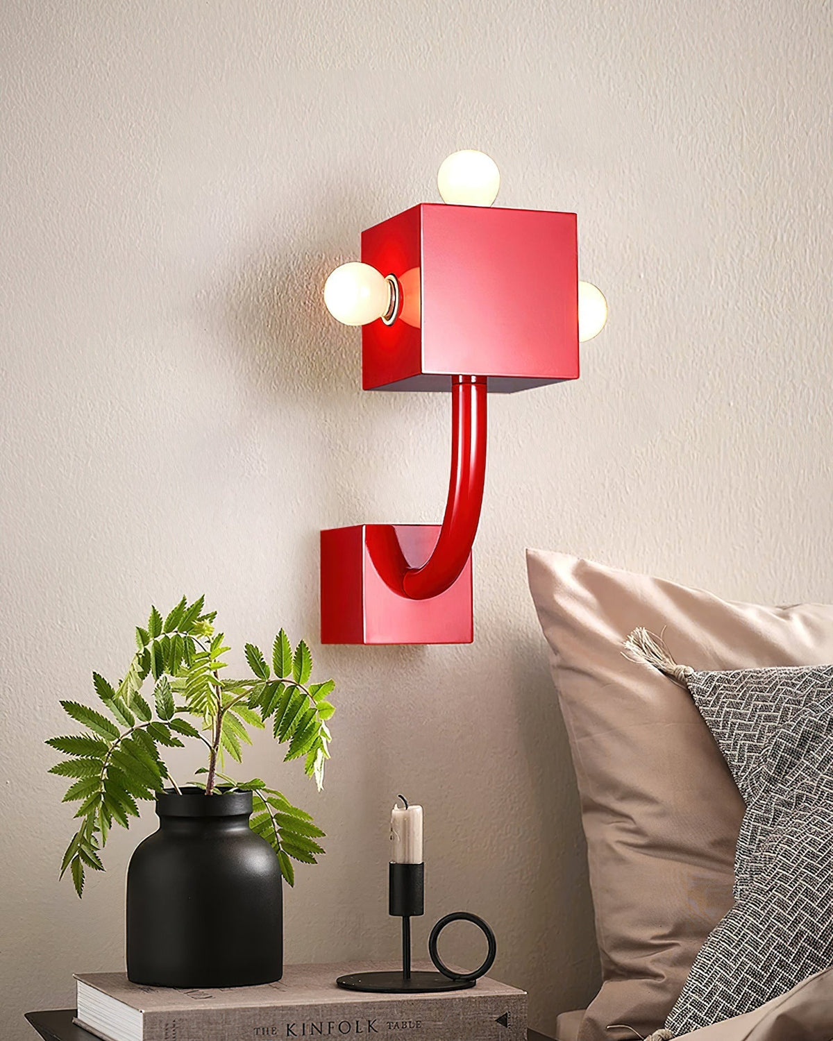 Axis Rode wandlamp