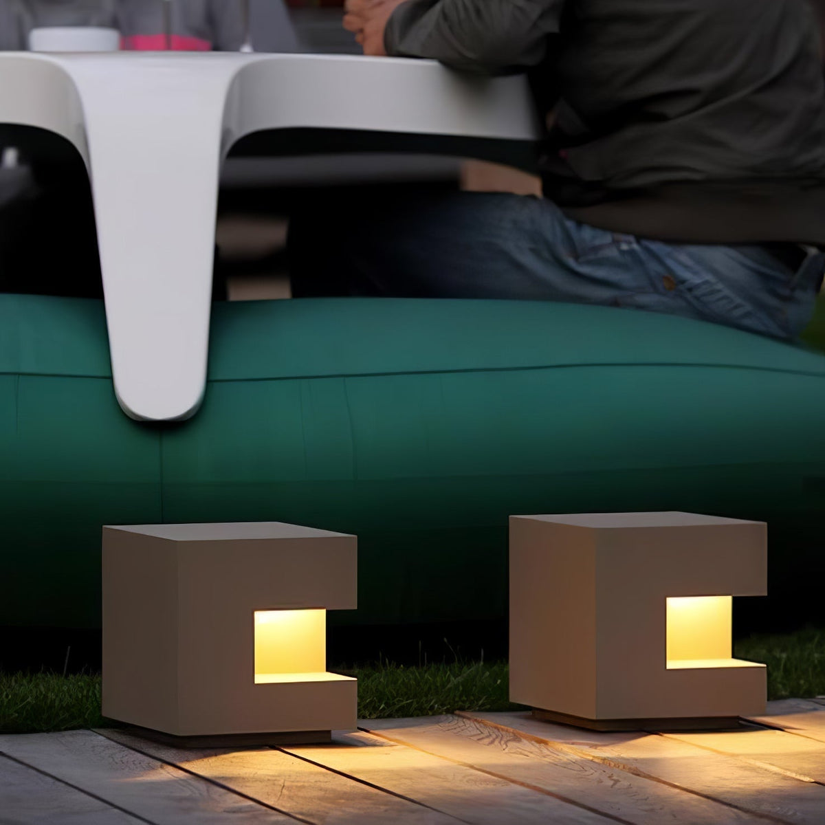 Aki Moderne buitenhanglamp van acryl