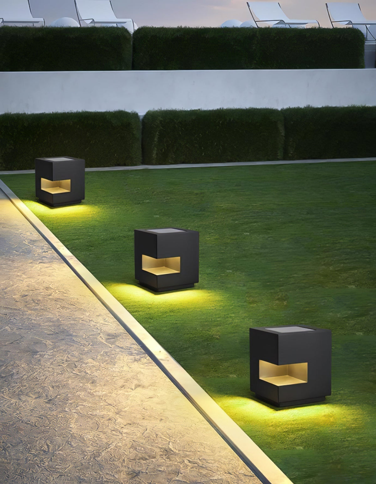 Aki Moderne buitenhanglamp van acryl