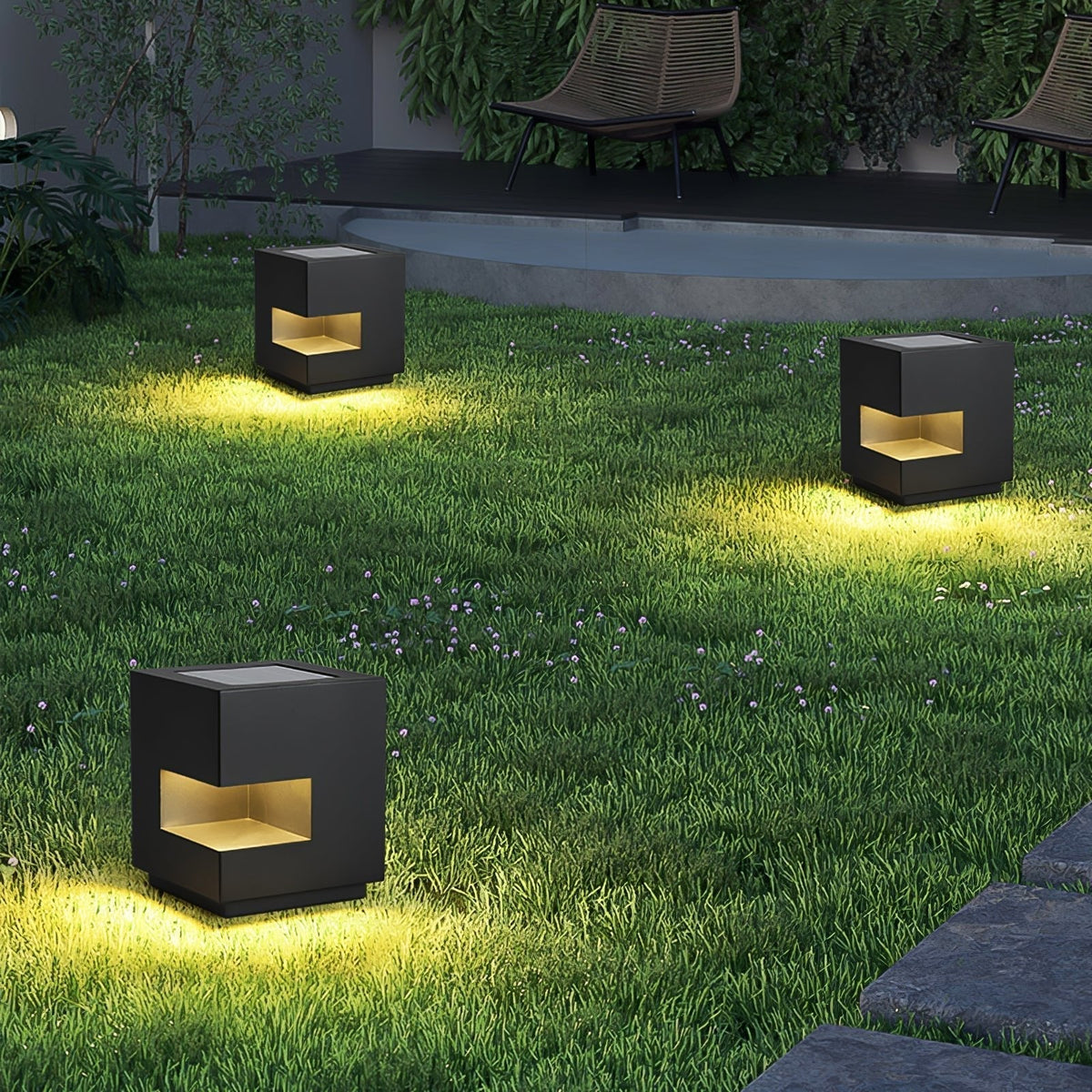 Aki Moderne buitenhanglamp van acryl