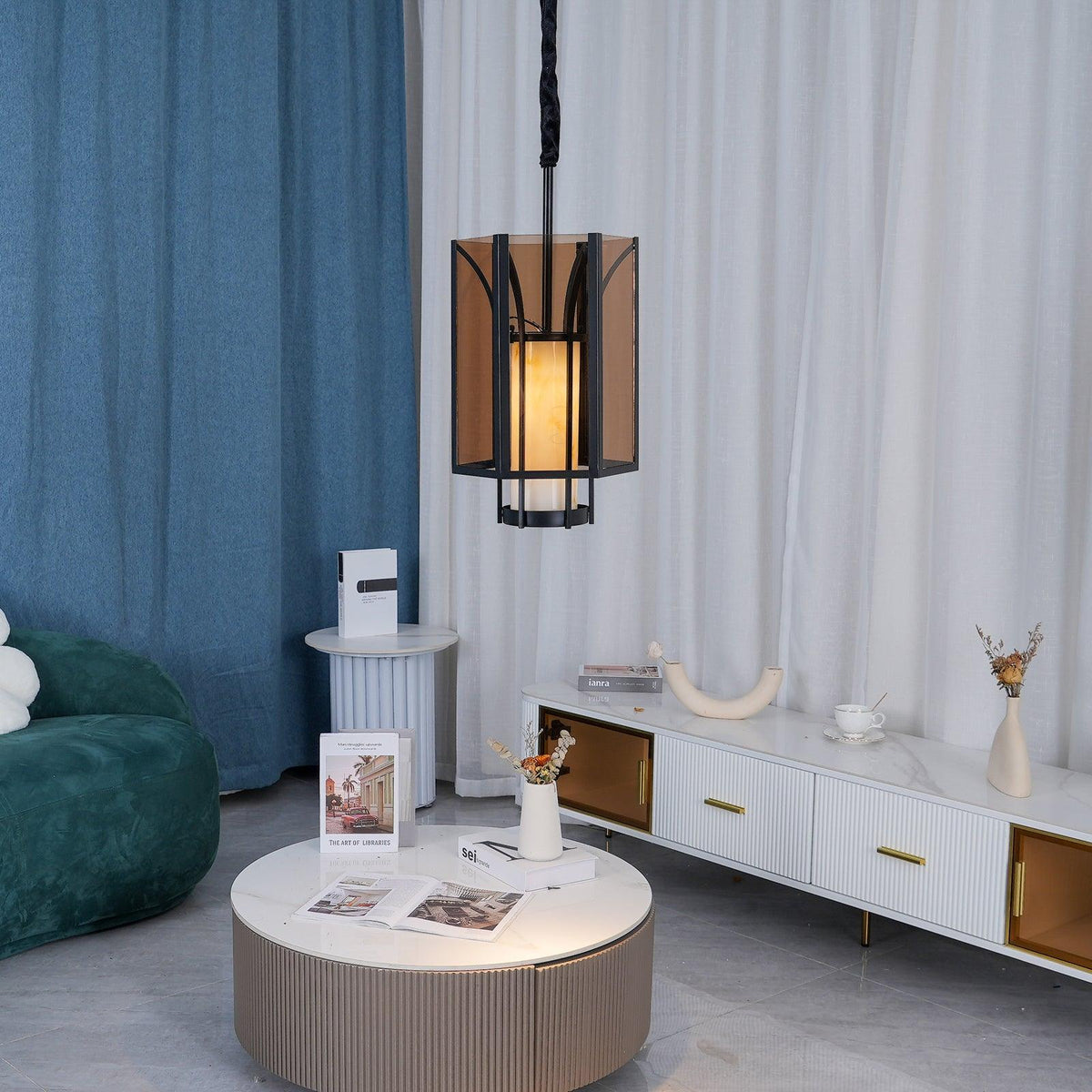 Sysila hanglamp van albast