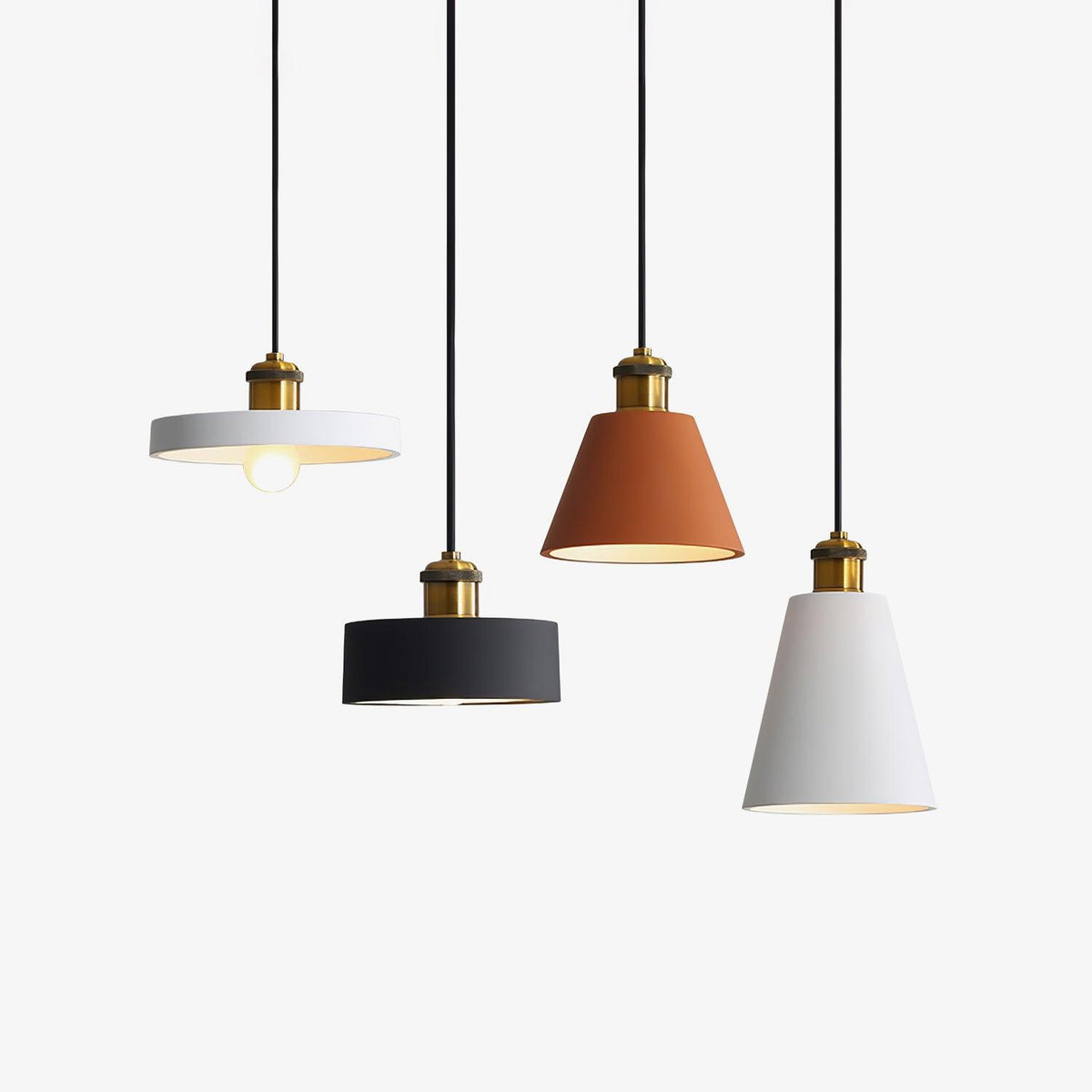 Trio Industriële hanglamp van hars
