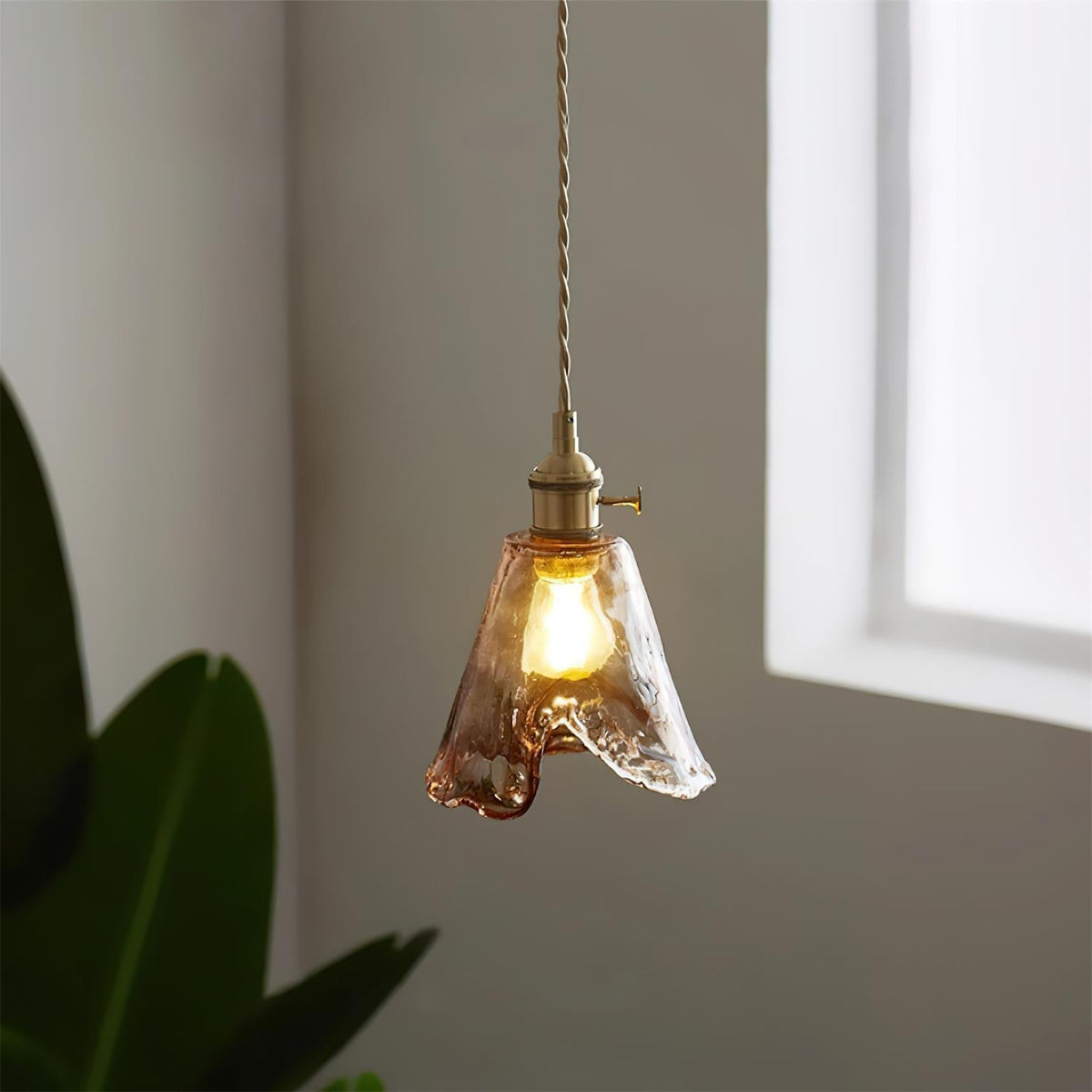 Velon Vintage Amber glas hanglamp