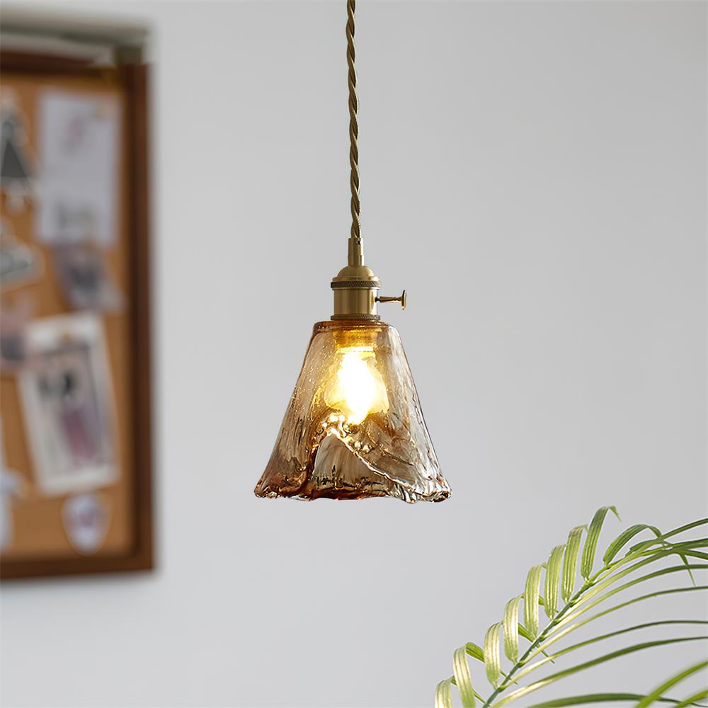Velon Vintage Amber glas hanglamp