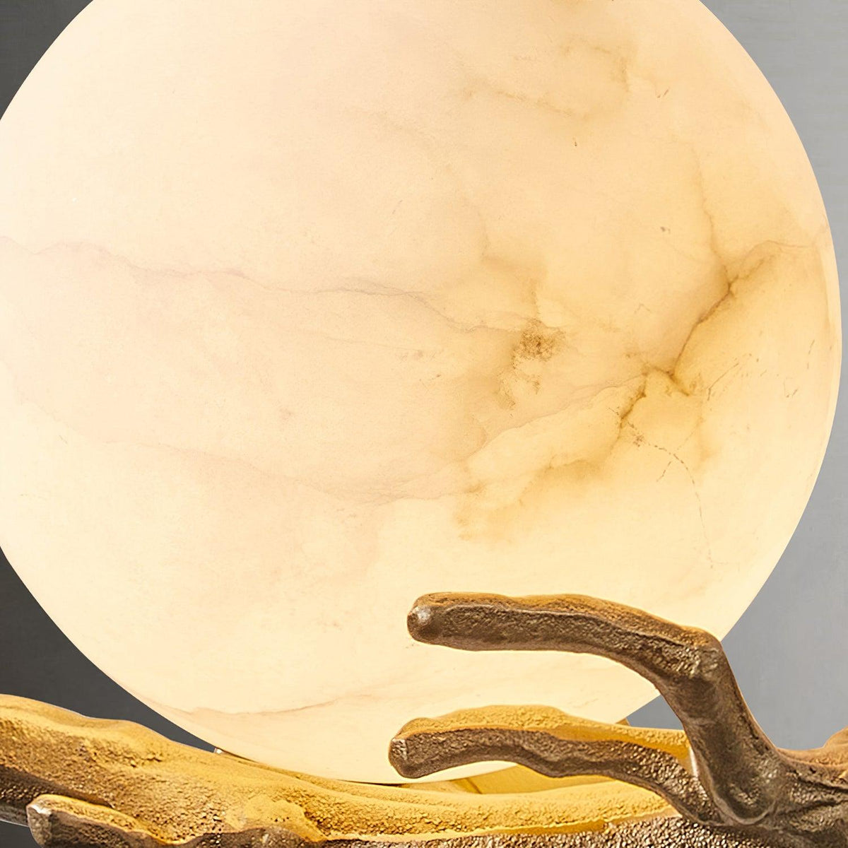 Erixa Retro Twigs messing marmeren wandlamp