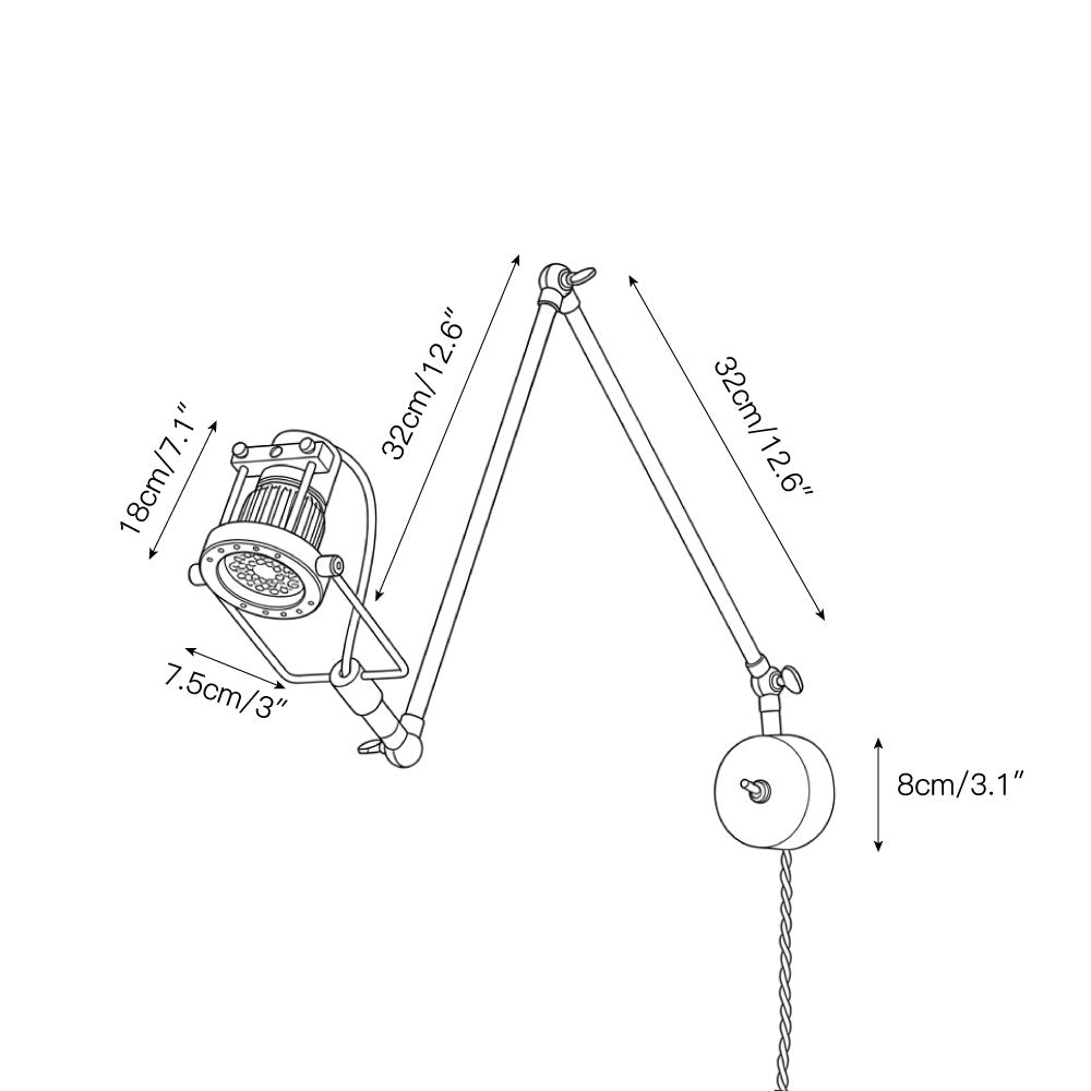 Beaufort wandlamp