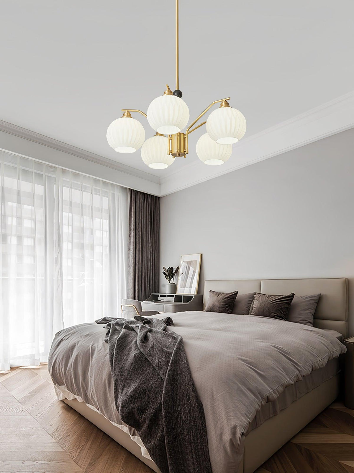 Nytheos Luxe messing kroonluchter