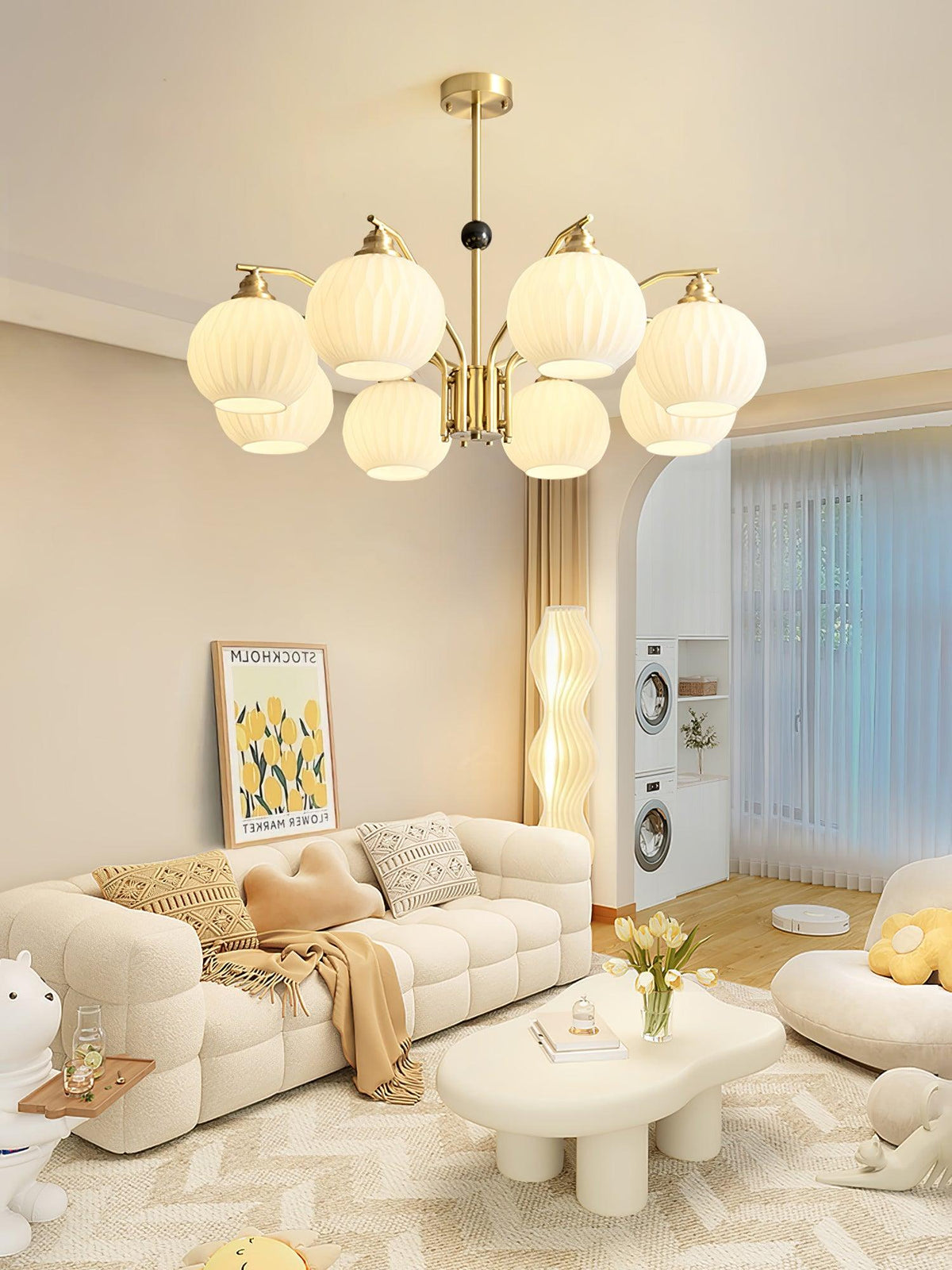 Nytheos Luxe messing kroonluchter