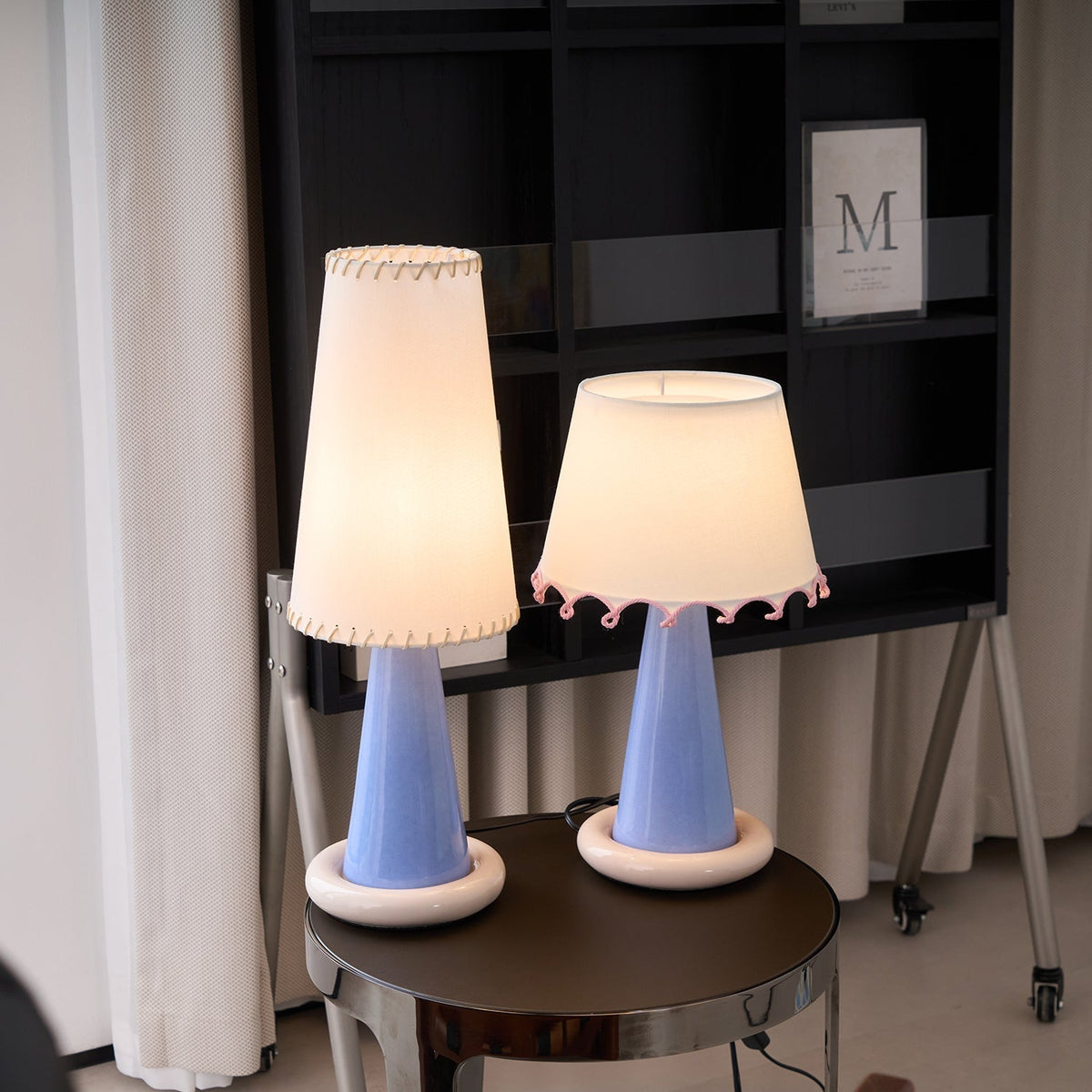 Rhett Moderne tafellamp van keramiek