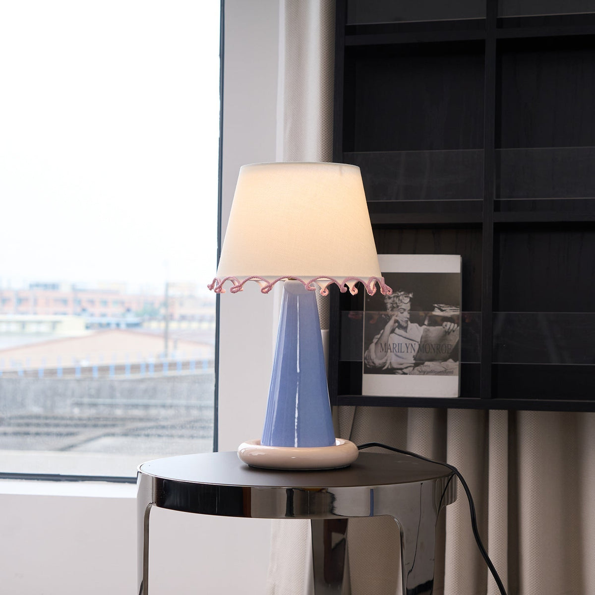 Rhett Moderne tafellamp van keramiek