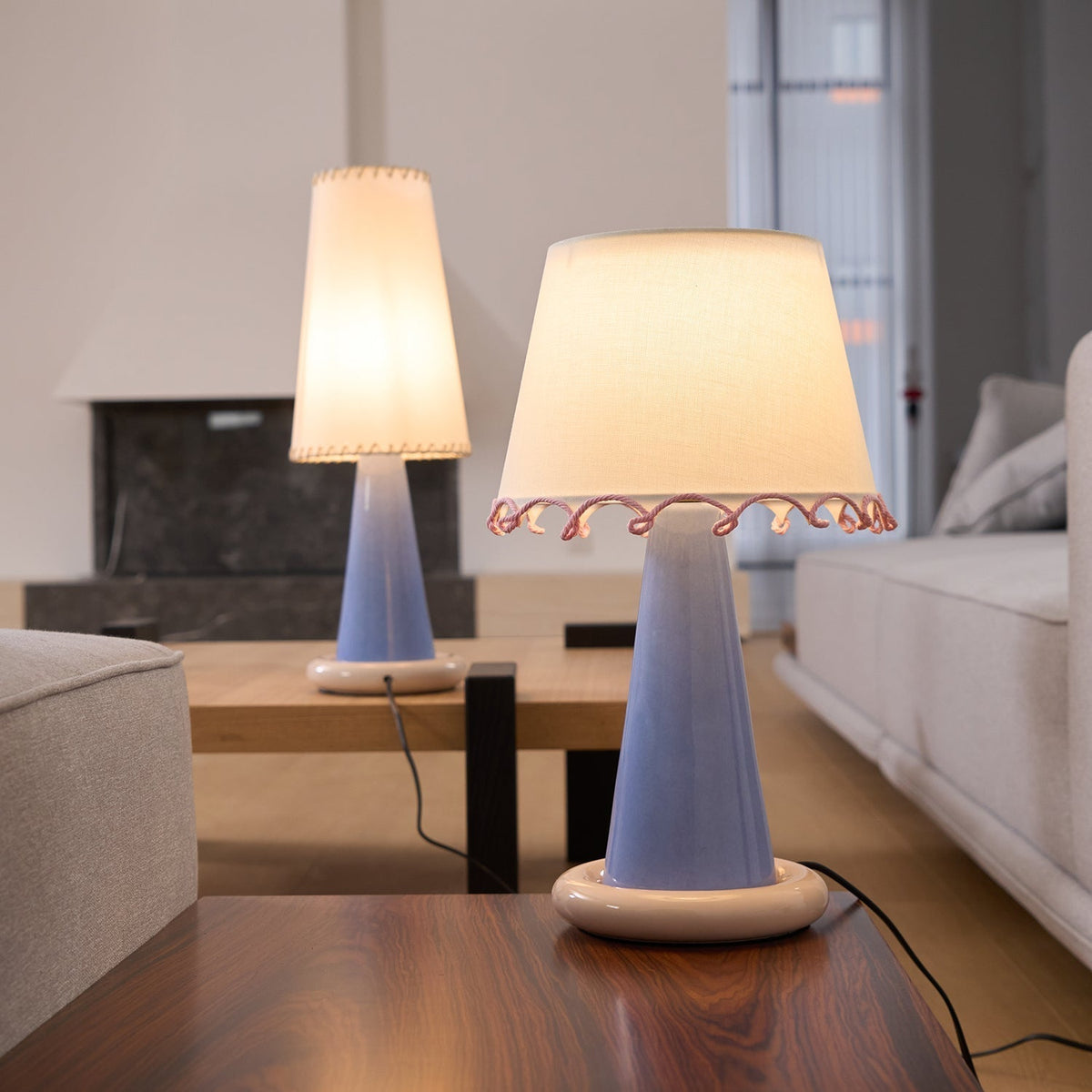 Rhett Moderne tafellamp van keramiek