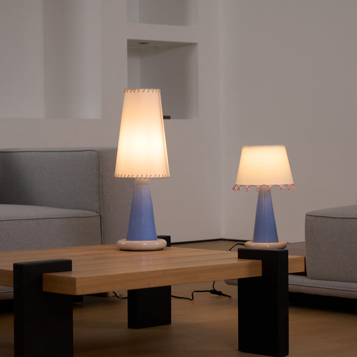 Rhett Moderne tafellamp van keramiek