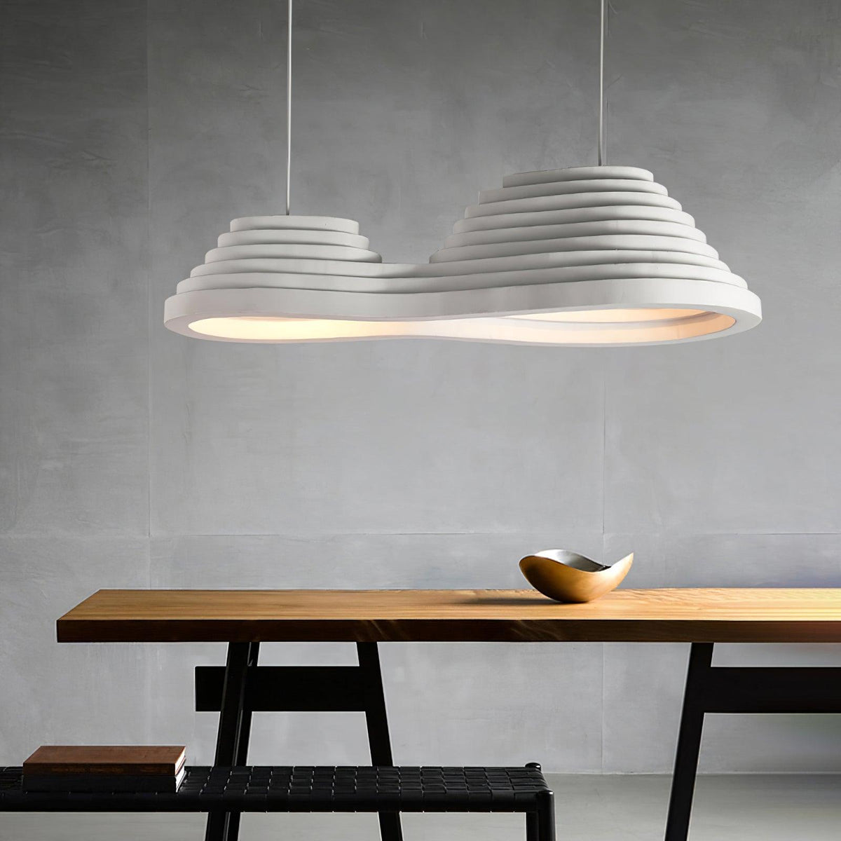 Niruise minimalistische hanglamp van hars