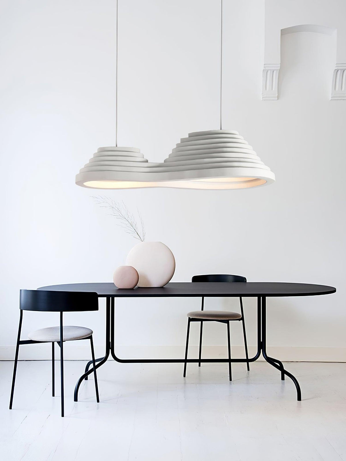 Niruise minimalistische hanglamp van hars