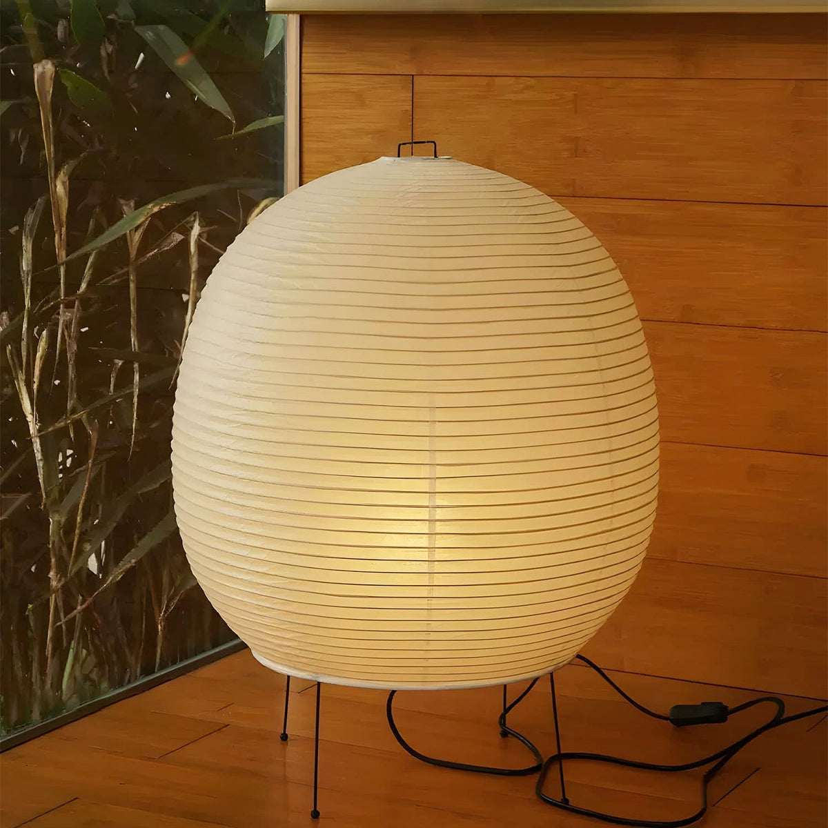 Lunaella tafellamp met rijstpapier lantaarn