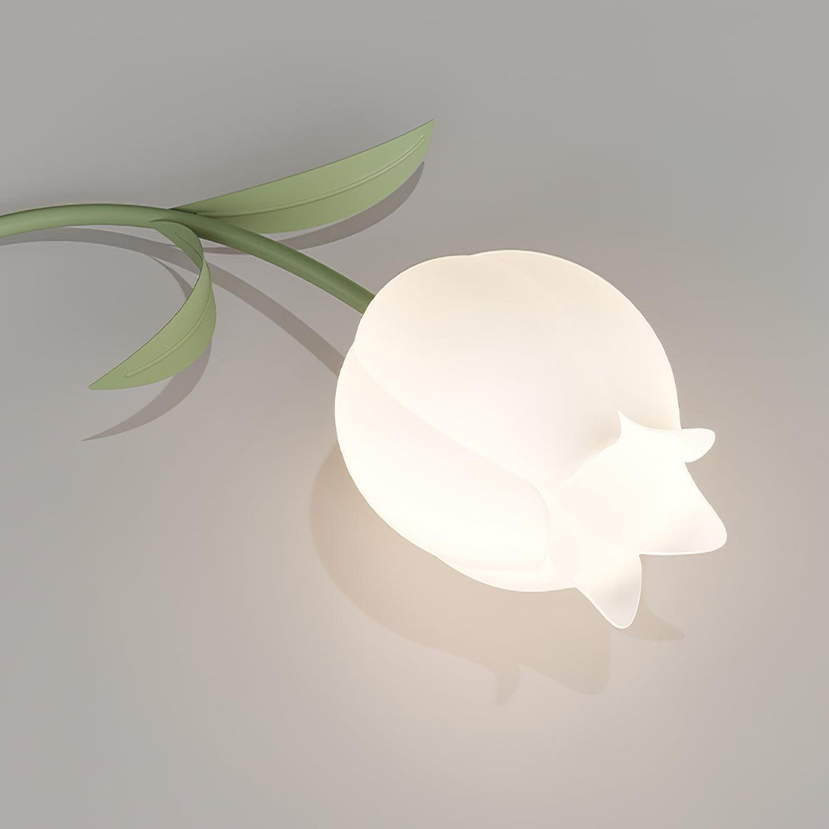 Ivory plafondlamp Lily Flower Blossom Groene Basis