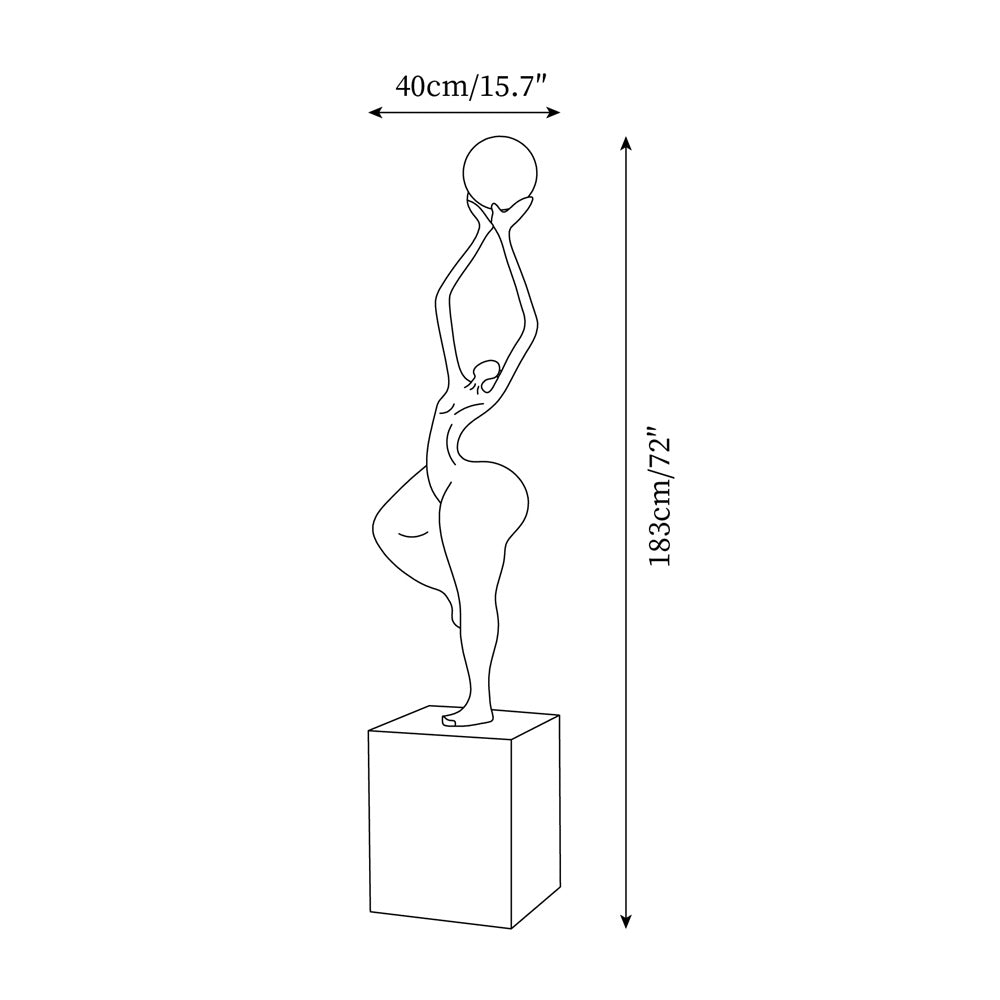 Ballet vloerlamp
