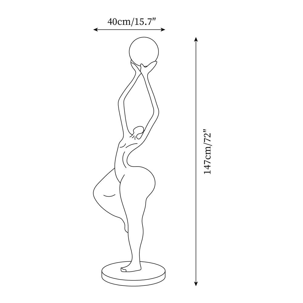 Ballet vloerlamp