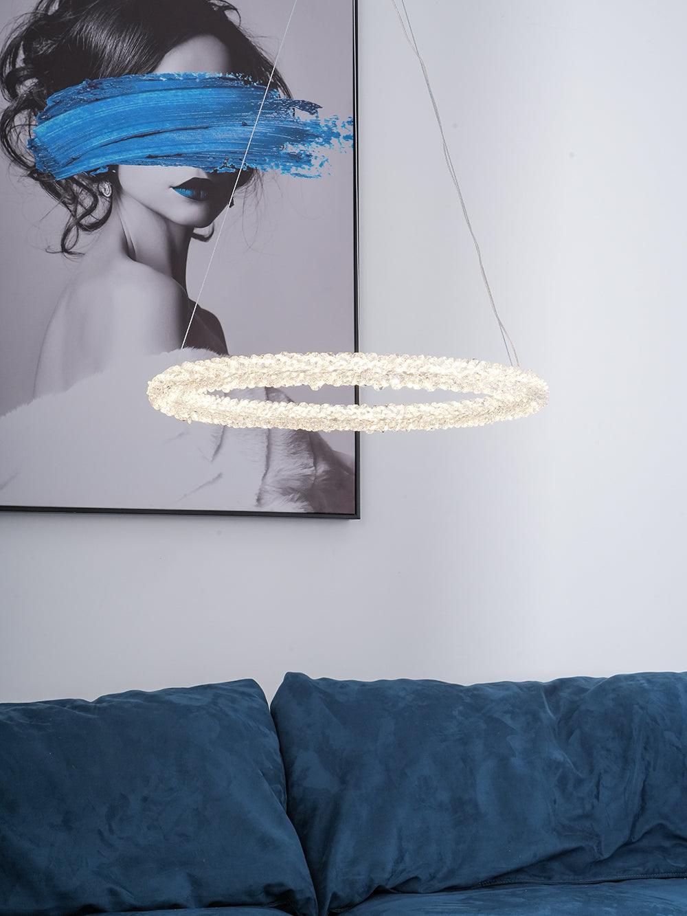 Seleira Ring kristal kroonluchter LED