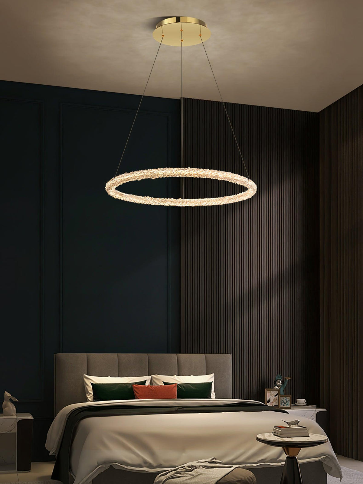 Seleira Ring kristal kroonluchter LED