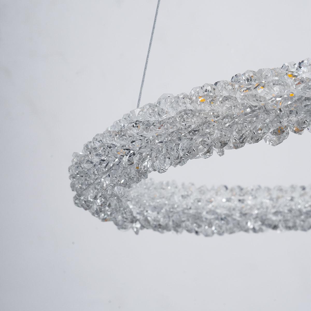 Seleira Ring kristal kroonluchter LED