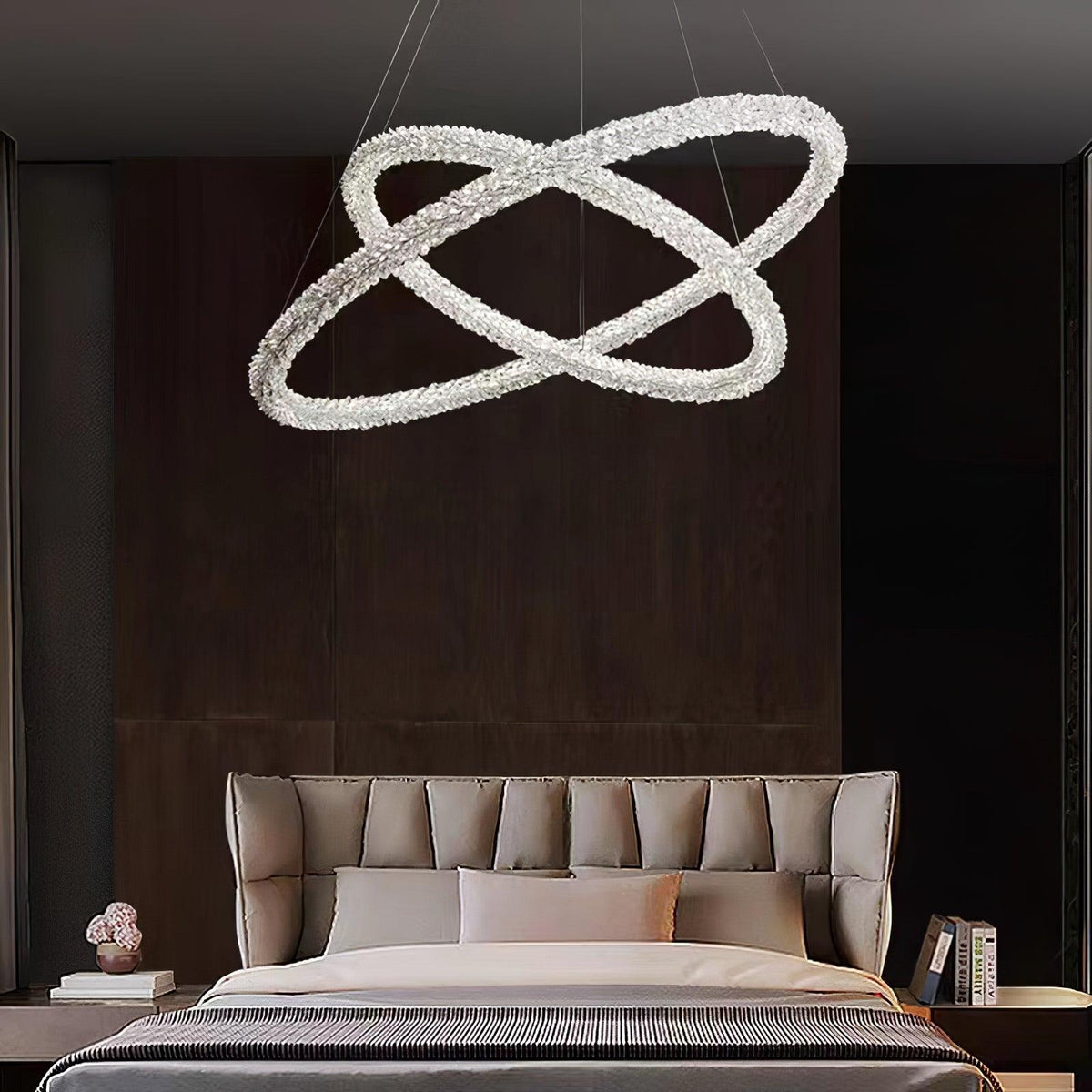Seleira Ring kristal kroonluchter LED