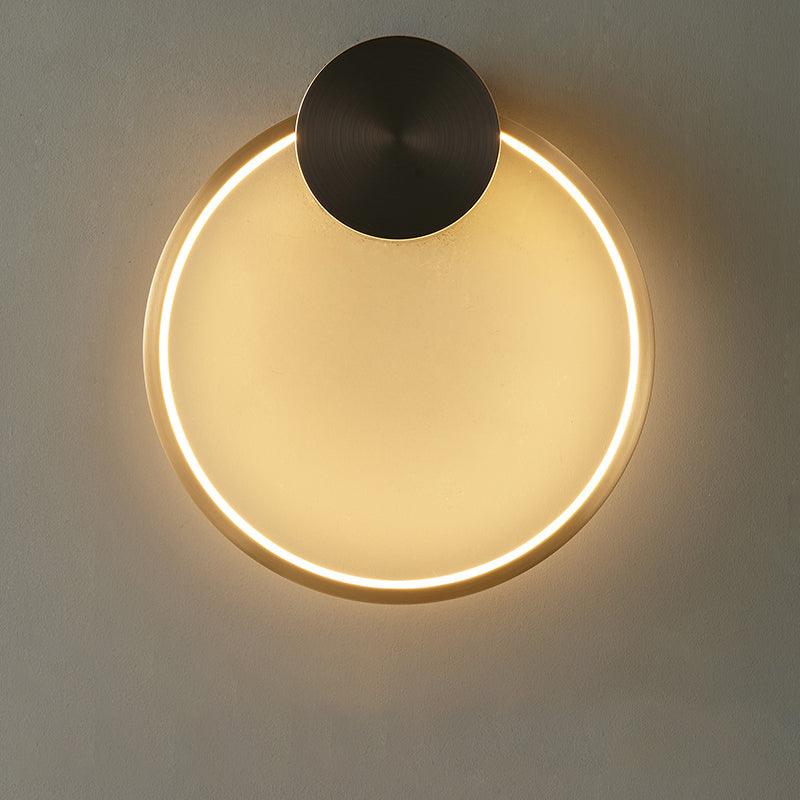 Oriaenne wandlamp Moderne Minimalistische Ringvormige LED messing Metaal