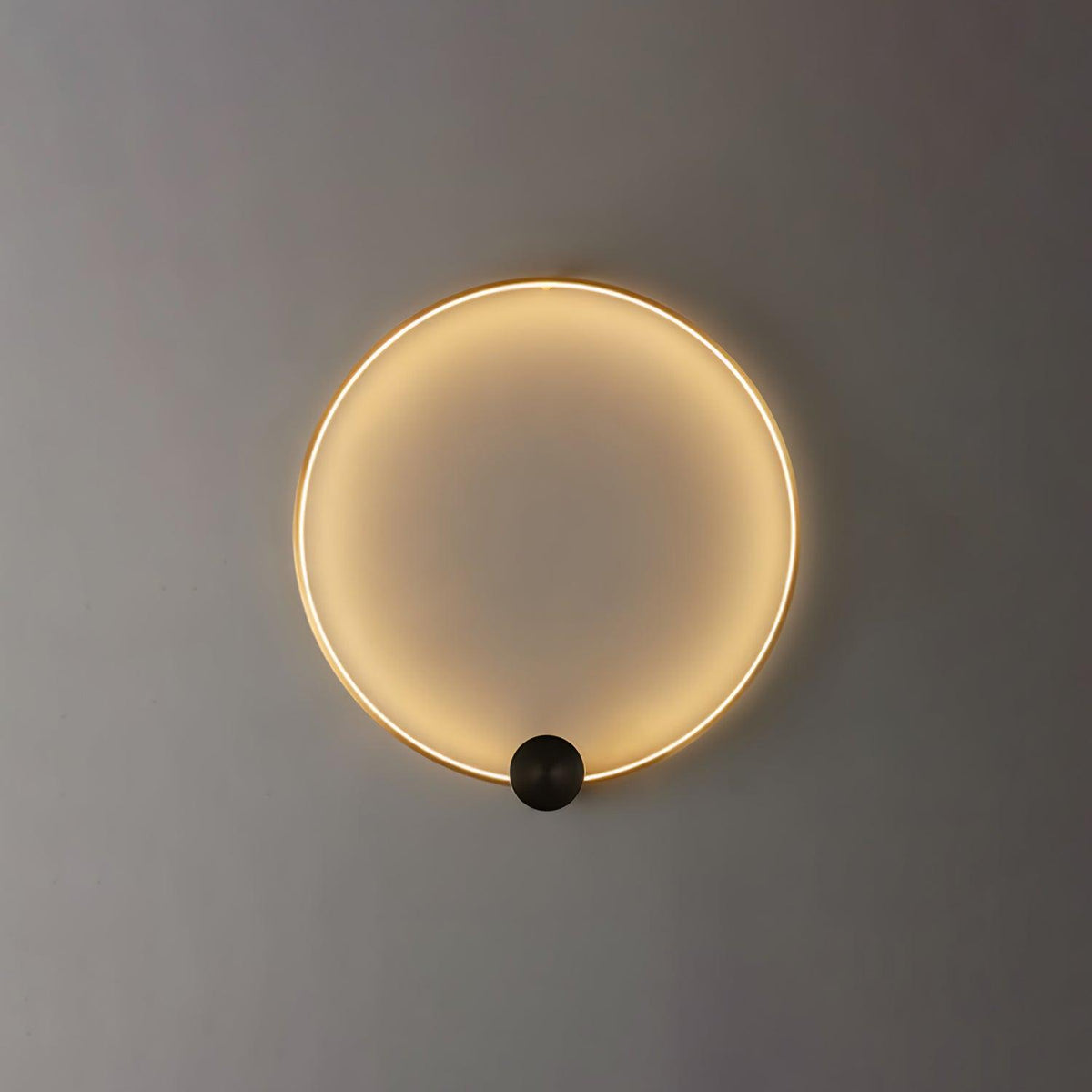 Oriaenne wandlamp Moderne Minimalistische Ringvormige LED messing Metaal