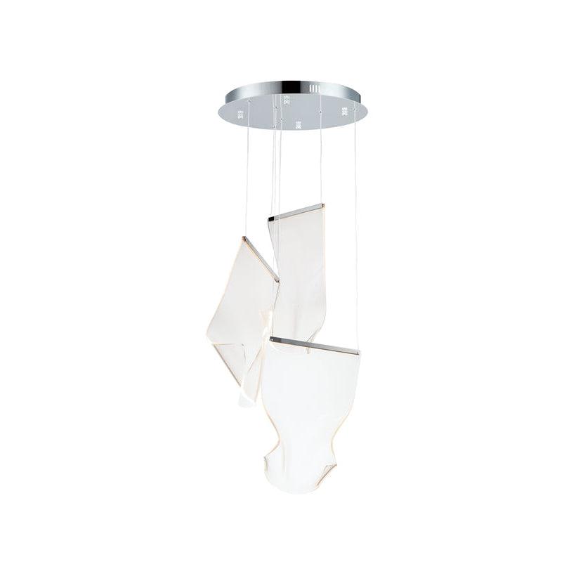 Lucuian kroonluchter acrylaat LED abstract zwevend kunstwerk