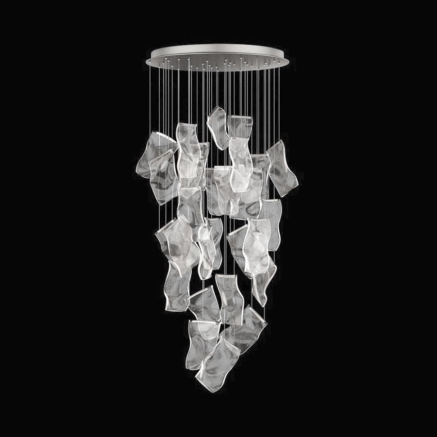 Lucuian kroonluchter acrylaat LED abstract zwevend kunstwerk