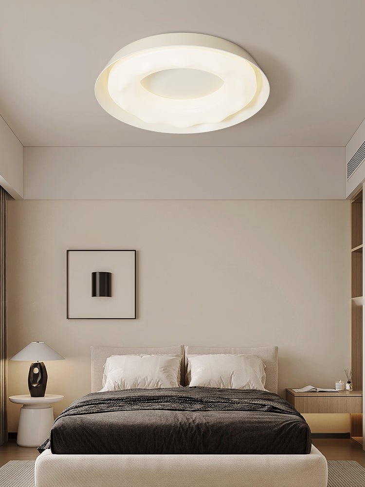 Vathais Moderne minimalistische plafondlamp met rimpels