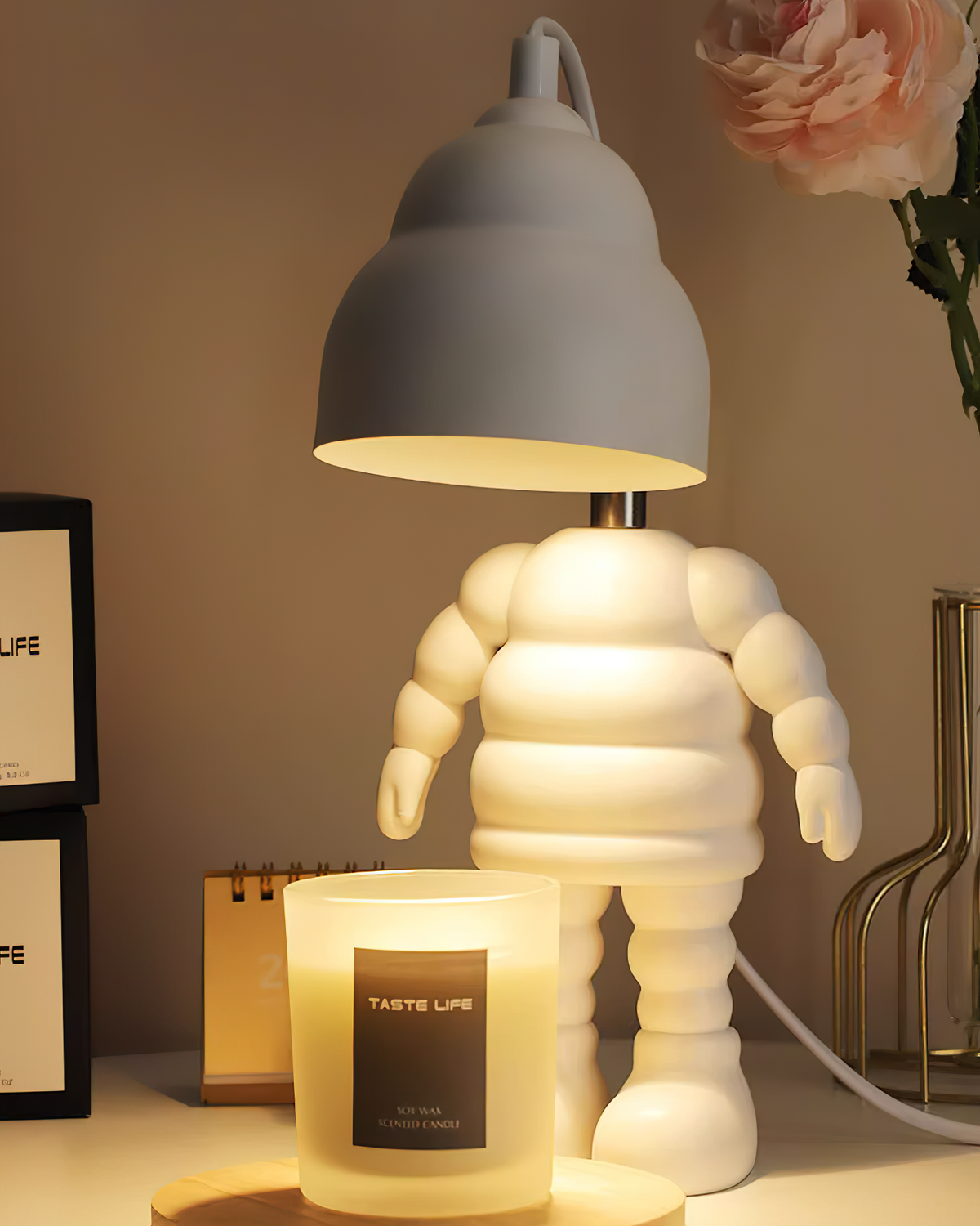 Teriueon kaarsverwarmer tafellamp