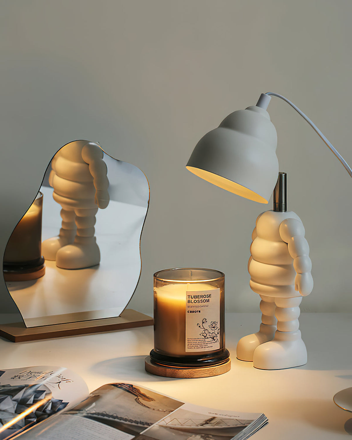Teriueon kaarsverwarmer tafellamp