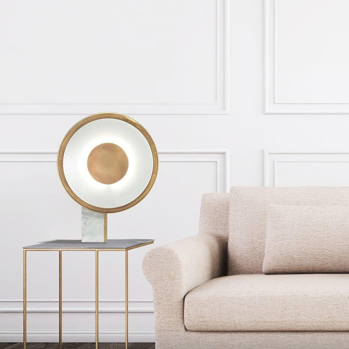 Tessain marmeren minimalistische tafellamp