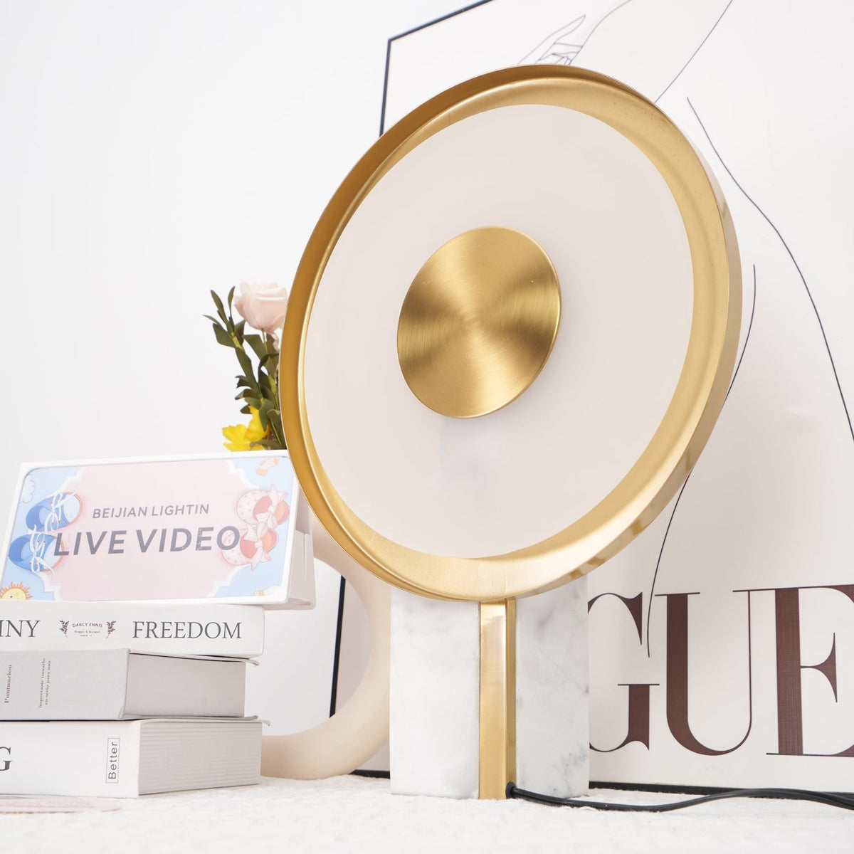 Tessain marmeren minimalistische tafellamp