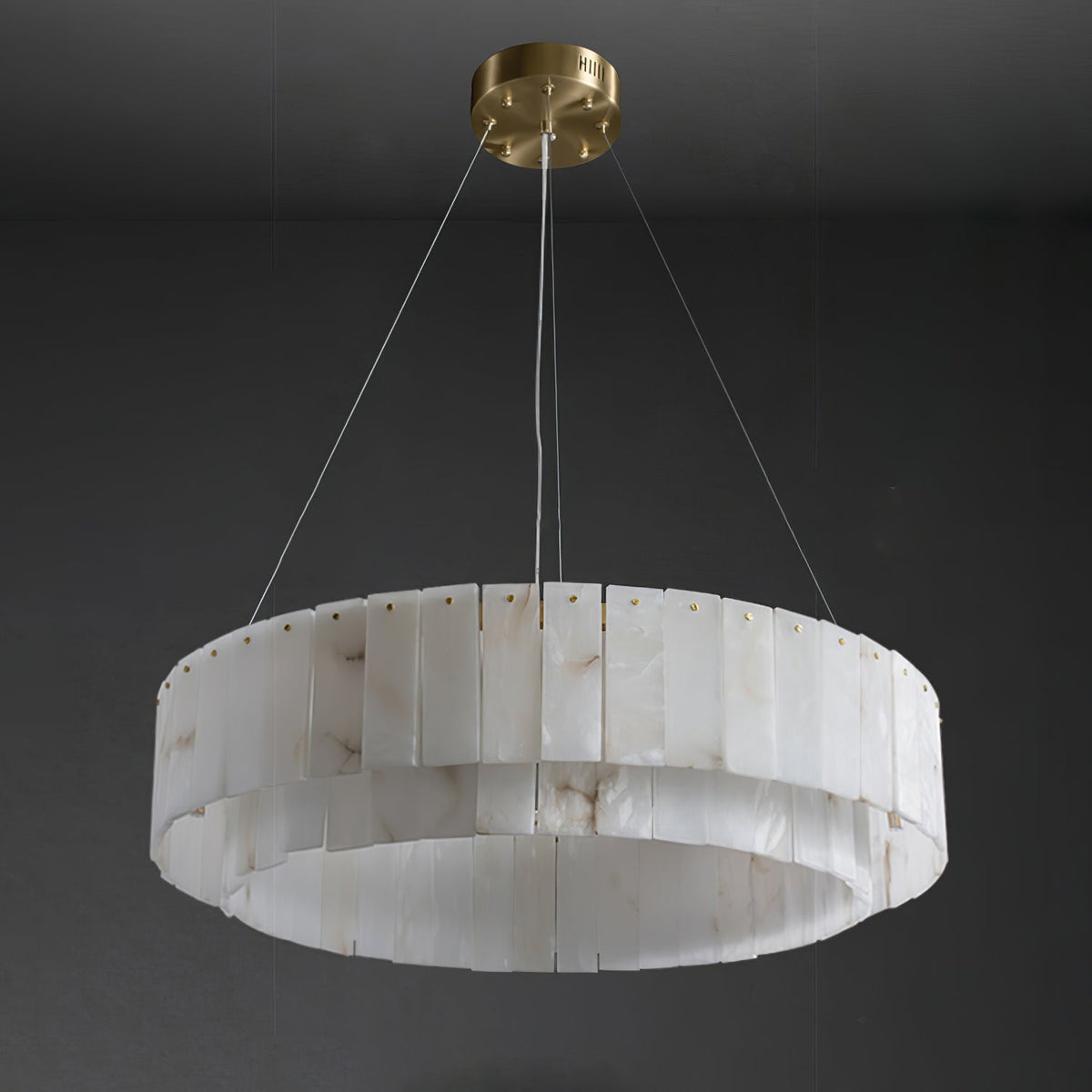 Dovin hanglamp van albast