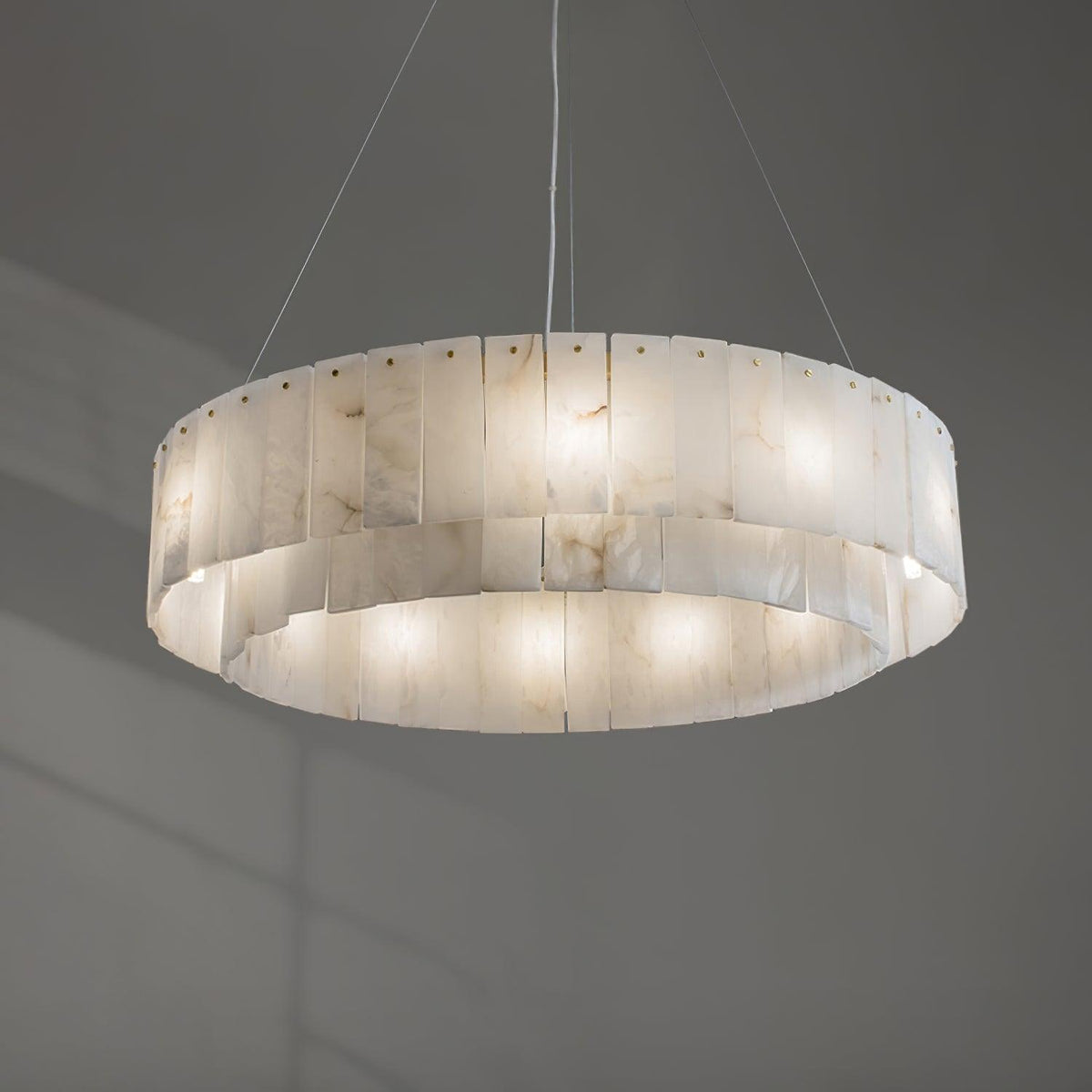 Dovin hanglamp van albast