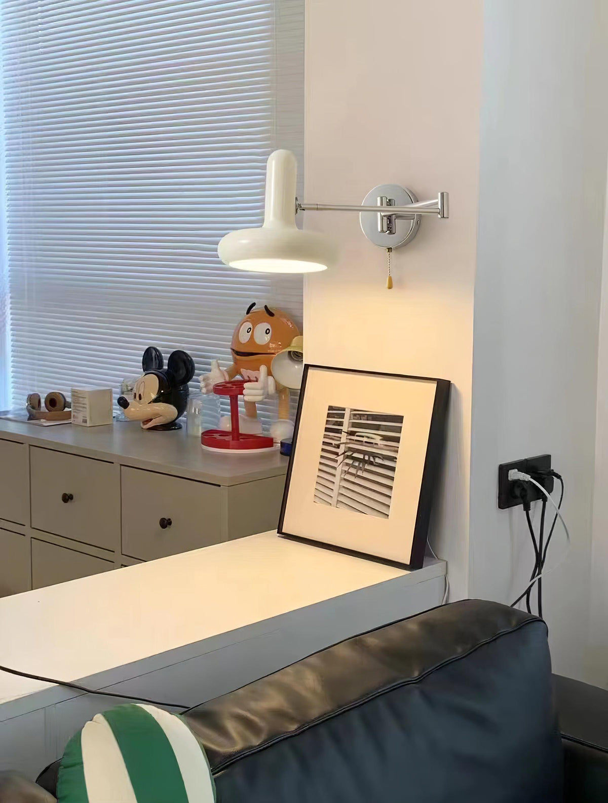 Ferinielle wandlamp Noordse kunst Rocker Metaal