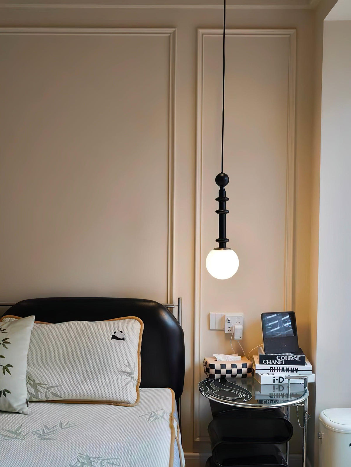 Barvel houten industriële hanglamp