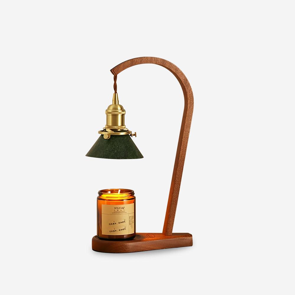 Aldorira Houten tafellamp Mid-Century Modern