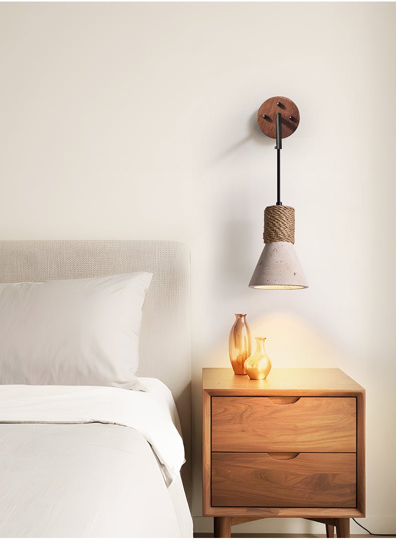 Rope Stone Cone wandlamp