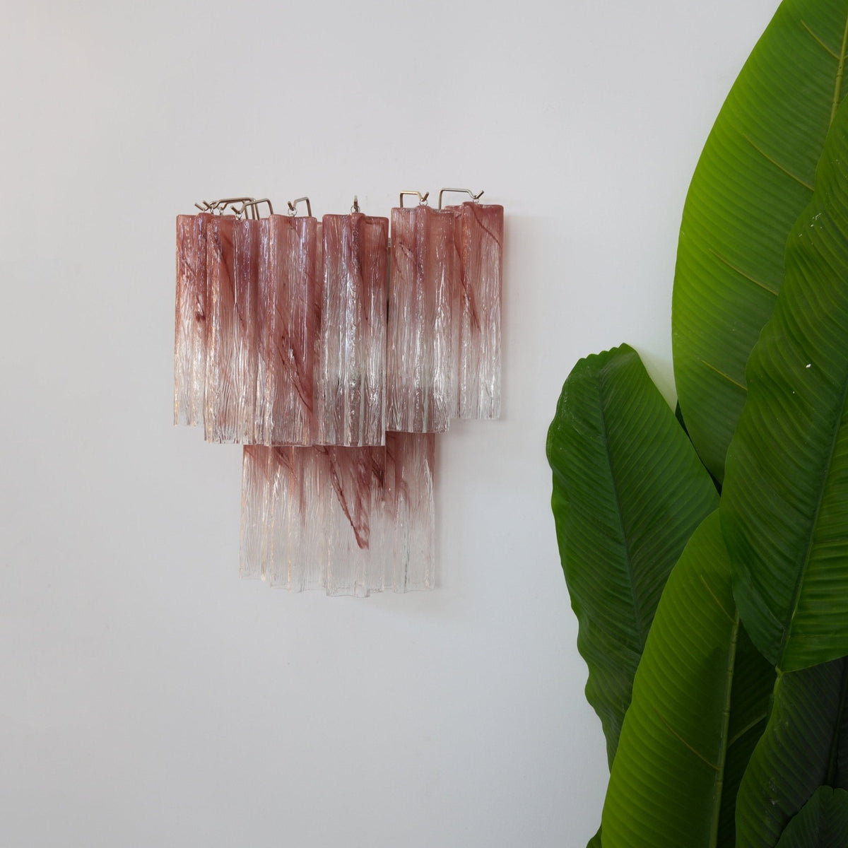 Lioreeria wandlamp Roze Glasbladen Romantisch Waterverf