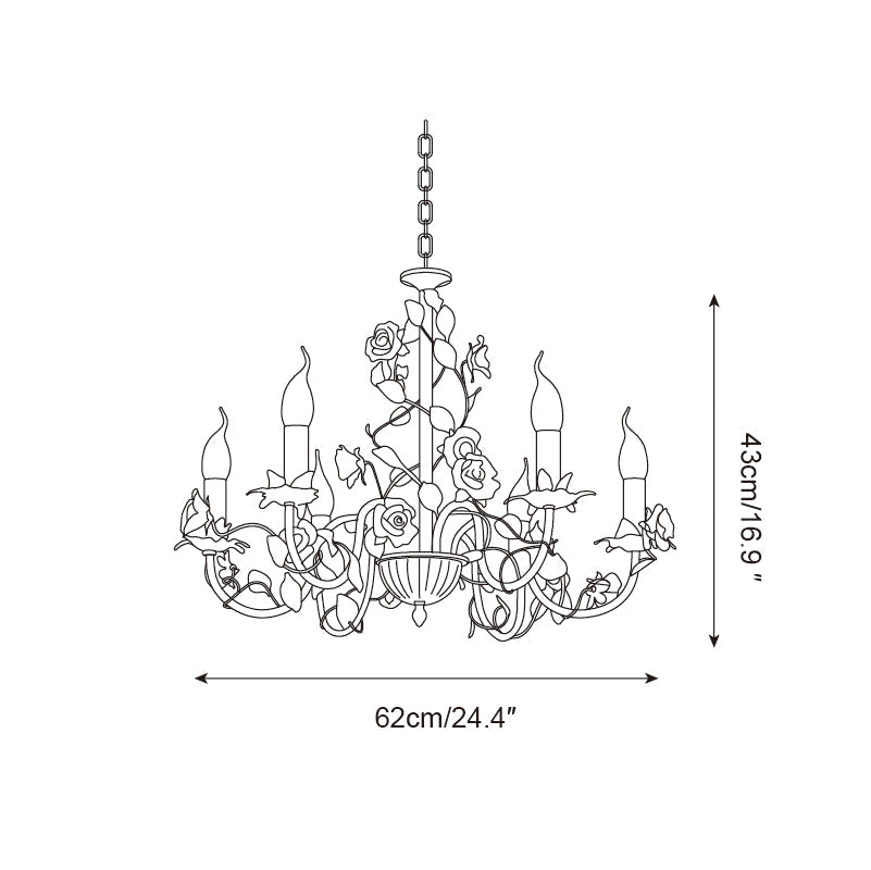 Lysa Vintage Witte Kroonluchter