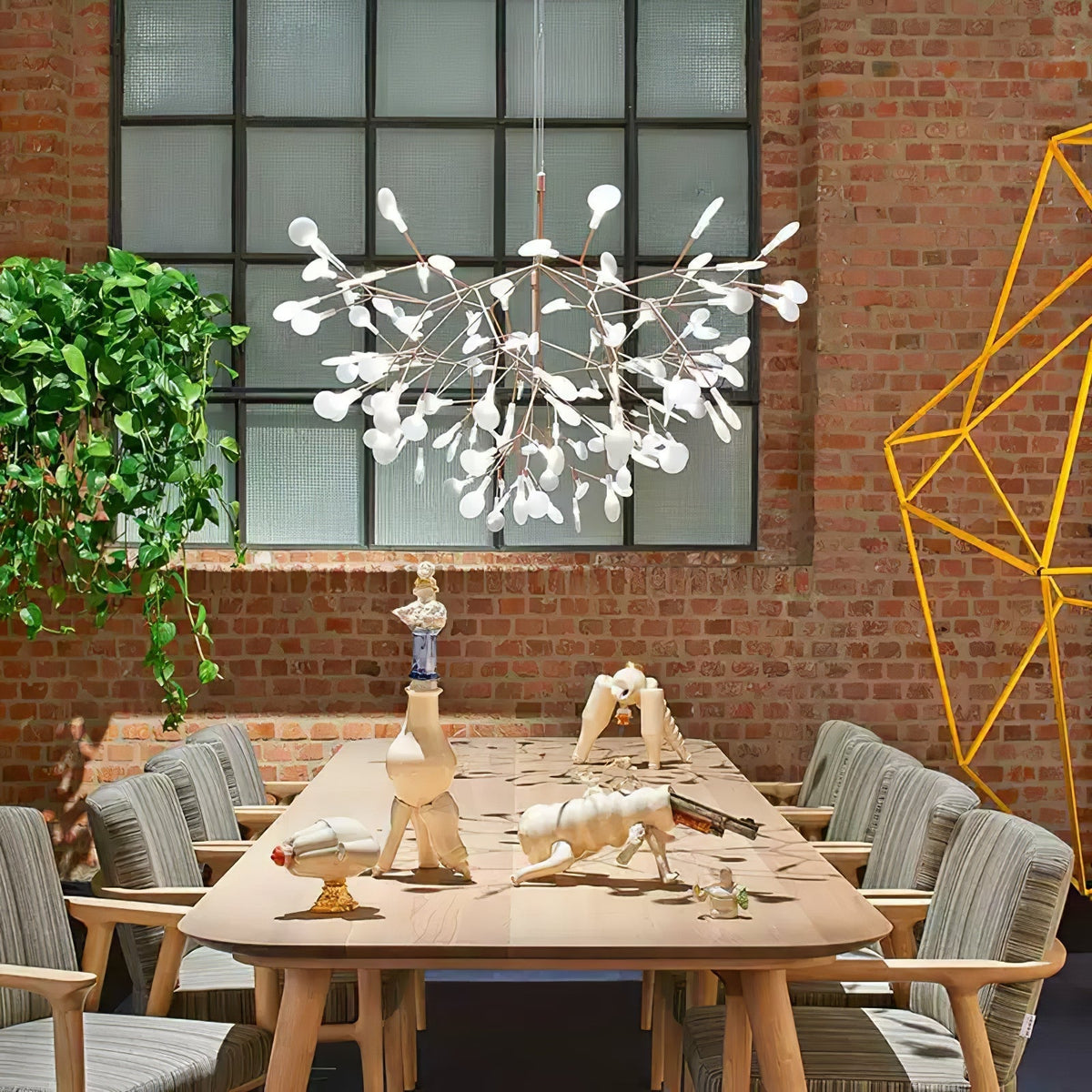 Auroreon Kroonluchter roségoud Firefly LED Tak